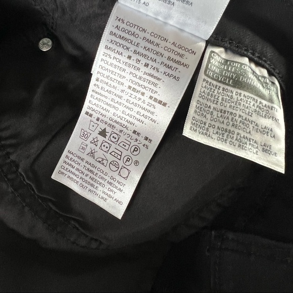 NEW Levi’s Black 721 High Rise Super Skinny Jeans Plus Size 24W Slim Taper - Picture 9 of 14